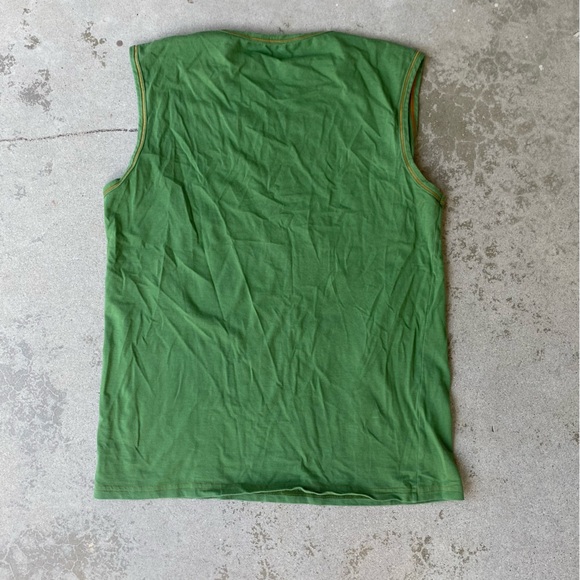 Bundle Sale! Green Sleeveless Tee EUC - Picture 3 of 3